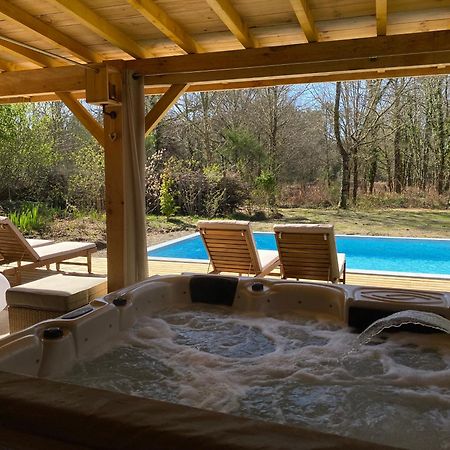 Gites & Spa De Charme " Ploum" Pouydesseaux Exteriör bild
