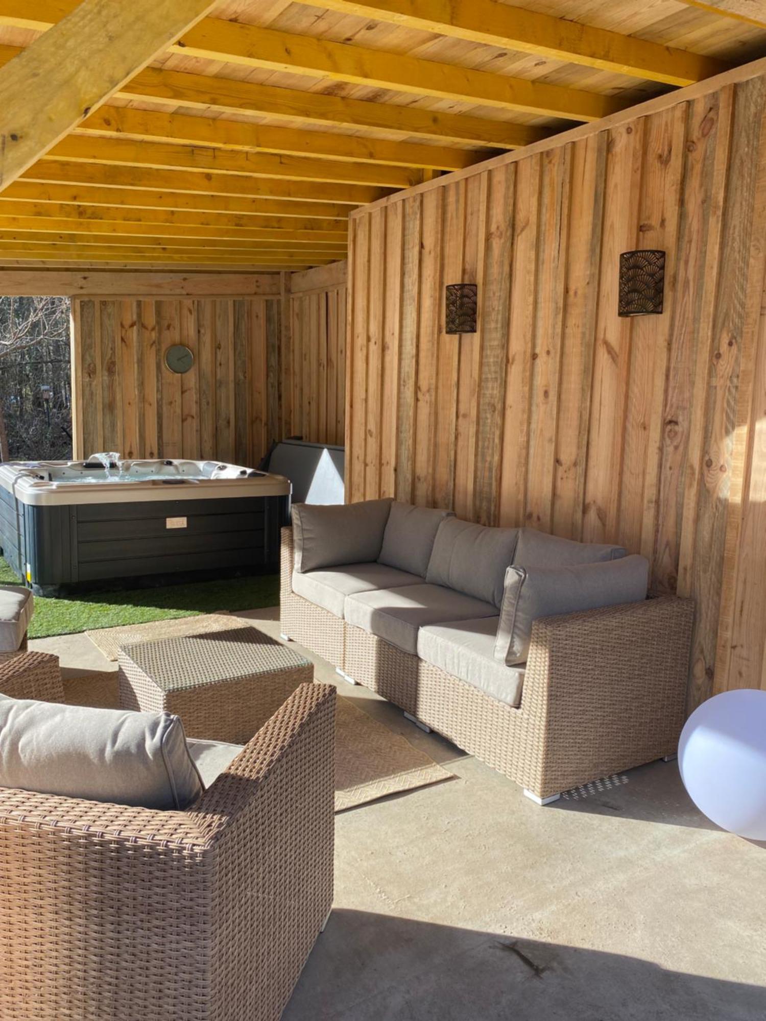 Gites & Spa De Charme " Ploum" Pouydesseaux Exteriör bild