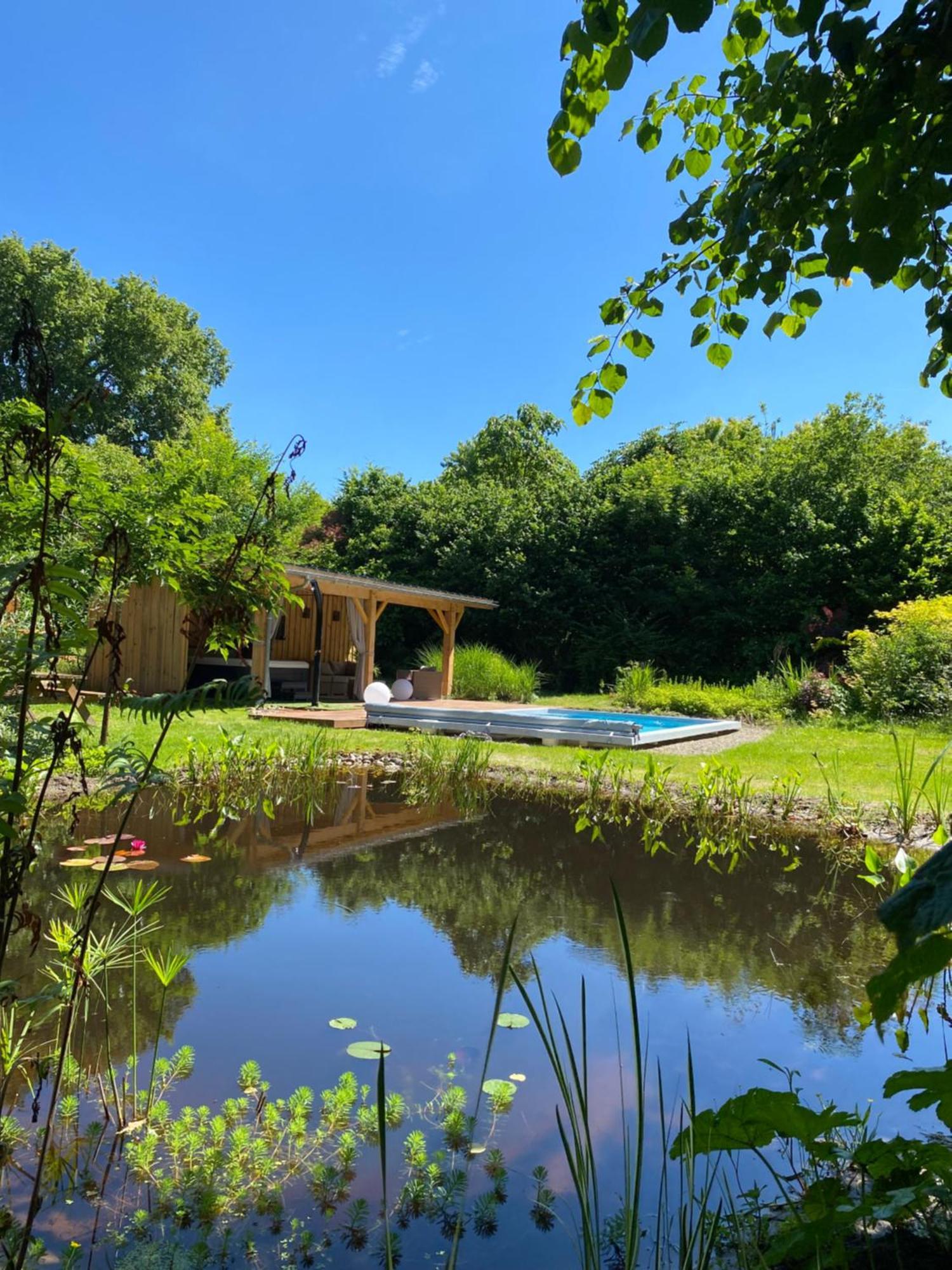 Gites & Spa De Charme " Ploum" Pouydesseaux Exteriör bild