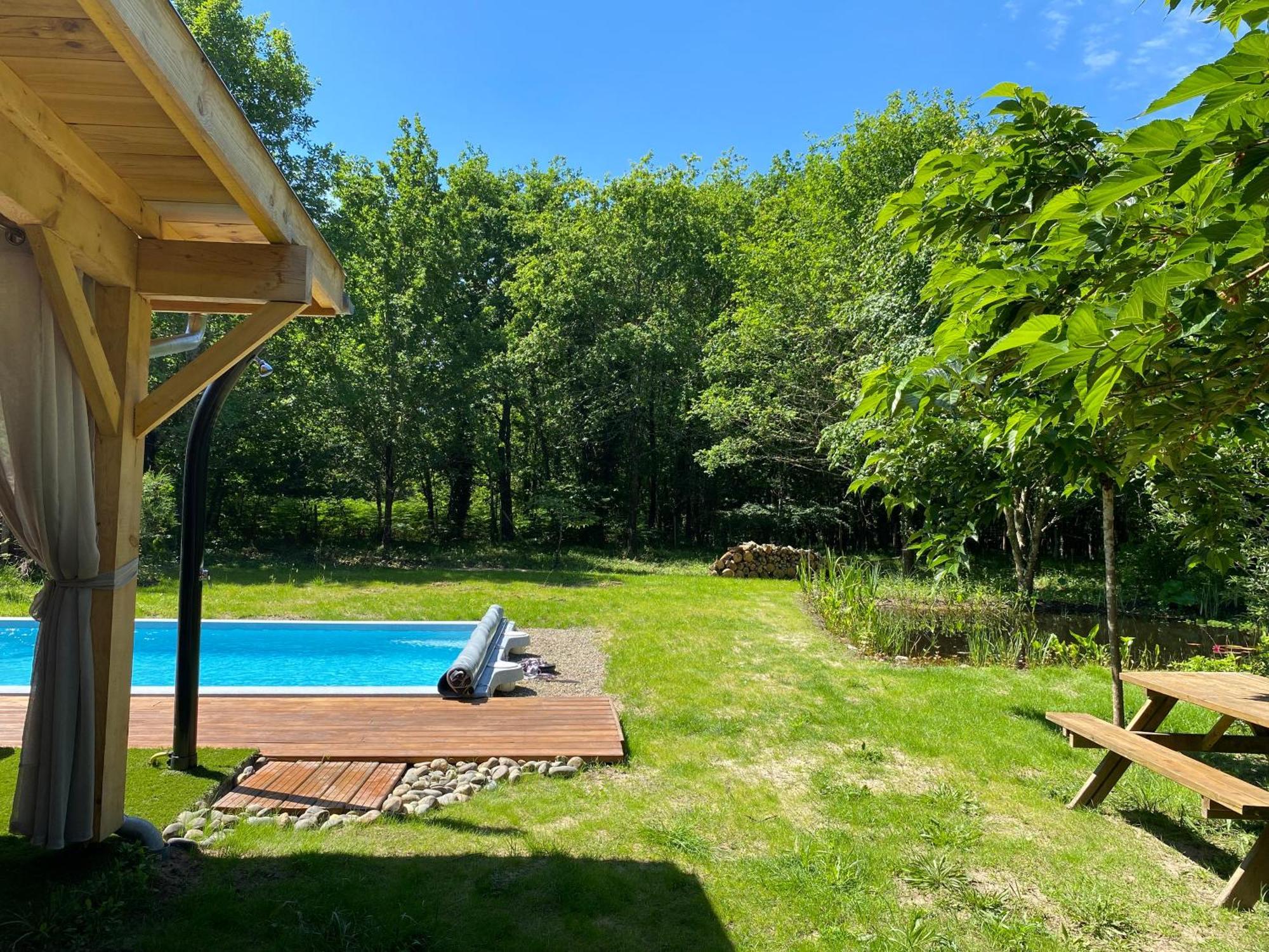 Gites & Spa De Charme " Ploum" Pouydesseaux Exteriör bild