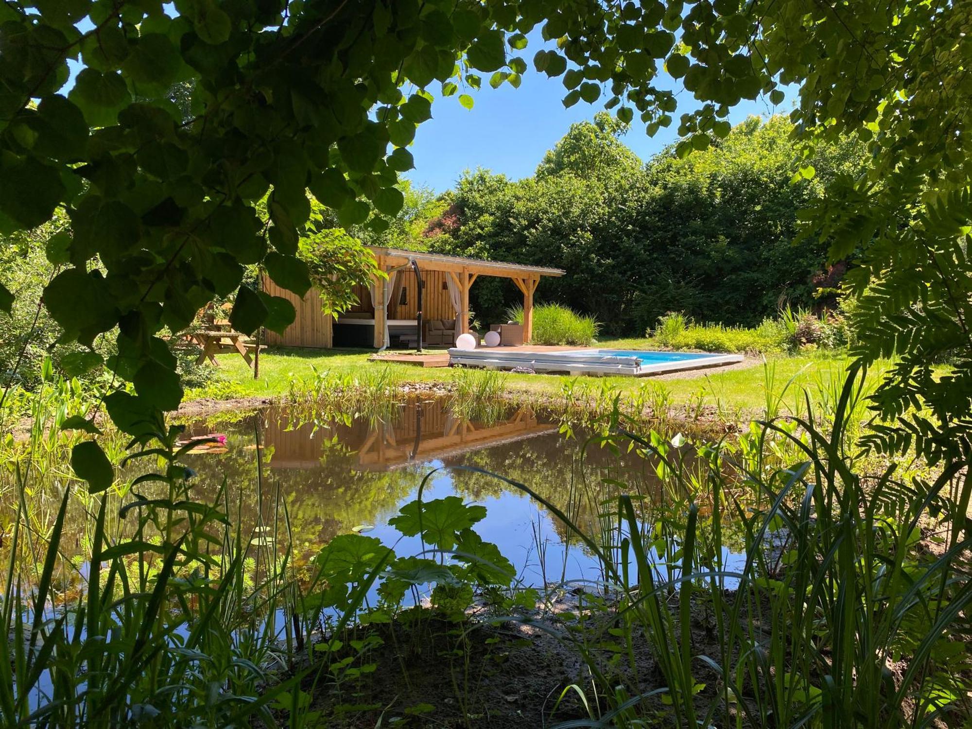 Gites & Spa De Charme " Ploum" Pouydesseaux Exteriör bild